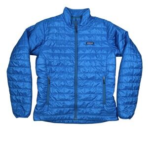 Patagonia Nano Puff Jacket Mens M Primaloft Insulated Full Zip Pockets Packable